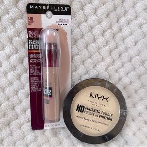 Maybelline Concealer & NYX Banana Powder Bundle